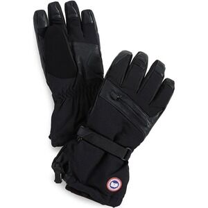 Canada Goose Mens Gloves Size XL Northern Utility 5154M Black Shell Down Leather